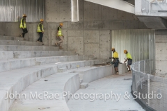 Mid-construction for Hansen Yuncken, on the Western Sydney Performing Art Centre, Rooty Hill
