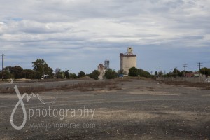 The Horsham Wheat Silo (not far from the Railway Station)