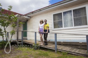 The front entrance to Denise and Greg's lovely home in Stawell