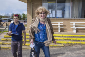 Denise, Rob and Elle leave the office. Denise feeling rewarded and just that little bit richer from the experience.