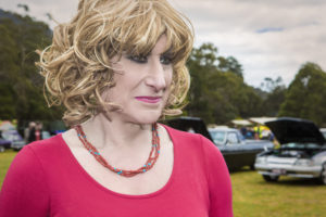 Here's another lovely shot of Denise, modelling a coral and turquoise beaded necklace from CircaAD Jewels