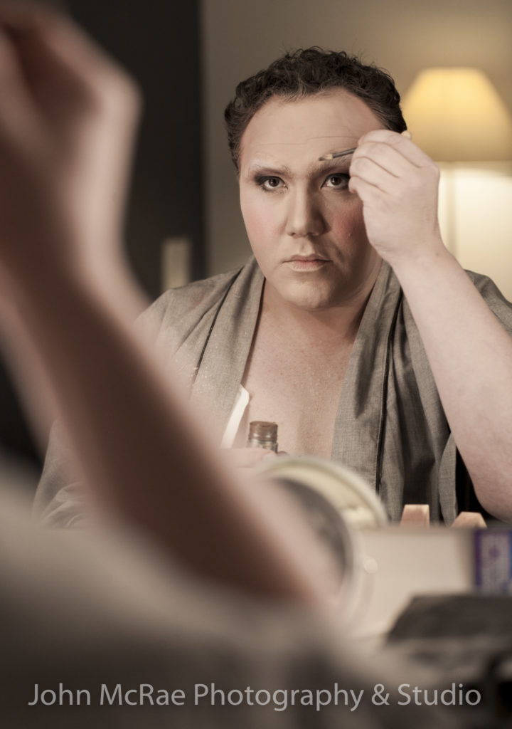 Trevor Ashley, 2011 In make-up for his role of Edna Turnblad for the Australian production of Hairspray
