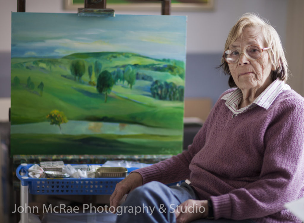 Alice Blanch Chehovski in her studio, 2007