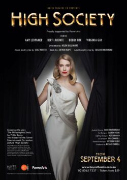 High Society - poster, Hayes Theatre Production