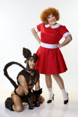 Trevor Ashley &amp; Rhys Bobridge in "Little Orphan Trashley"
