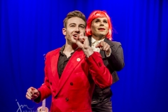 Production shot from "Under the Covers" with Matthew Mitcham