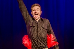 Production shot from "Under the Covers" with Matthew Mitcham