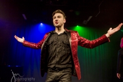 Production shot from "Under the Covers" with Matthew Mitcham