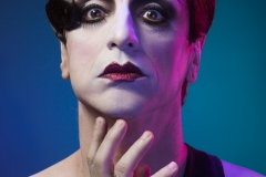 Paul Capsis as the Emcee for "Cabaret", the musical, poster shot